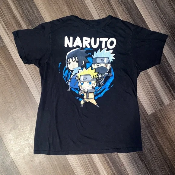 🦸‍♂️ Naruto Black Graphic T-Shirt - Picture 4 of 5